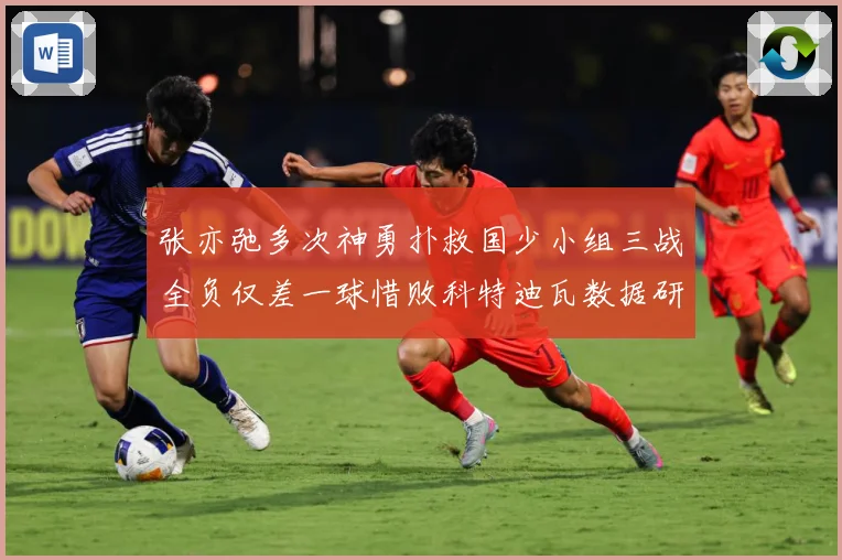 张亦弛多次神勇扑救国少小组三战全负仅差一球惜败科特迪瓦数据研判：最新赛事动态与深度分析